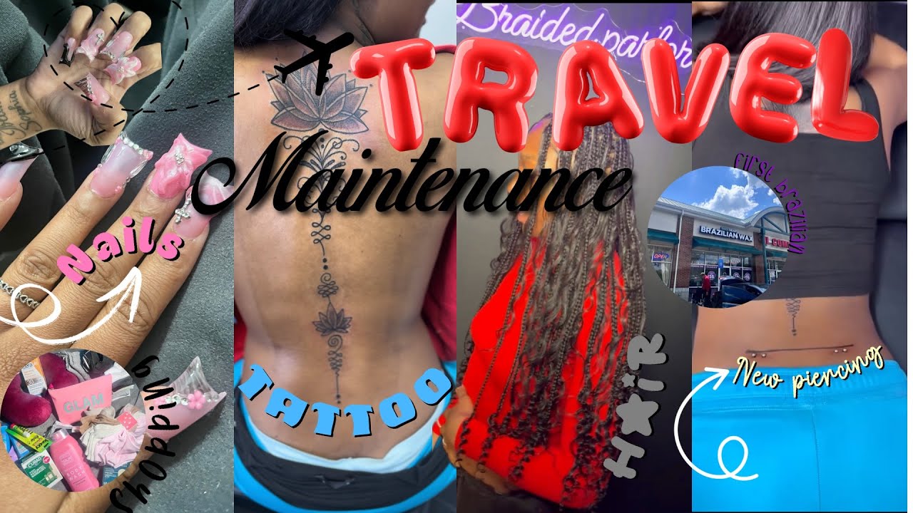 𝐓𝐑𝐀𝐕𝐄𝐋 𝐌𝐀𝐈𝐍𝐓𝐄𝐍𝐀𝐍𝐂𝐄 𝐕𝐋𝐎𝐆🌸𝐏𝐑𝐄𝐏 𝐖𝐈𝐓𝐇 𝐌𝐄 𝐅𝐎𝐑 𝐌𝐘 𝐓𝐑𝐈𝐏| nails, hair, new piercing, tattoo, errands, + more