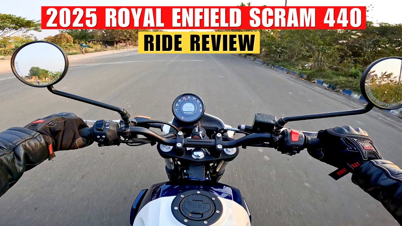 2025 Royal Enfield SCRAM 440 Ride Review - Better Than Triumph Scrambler ??