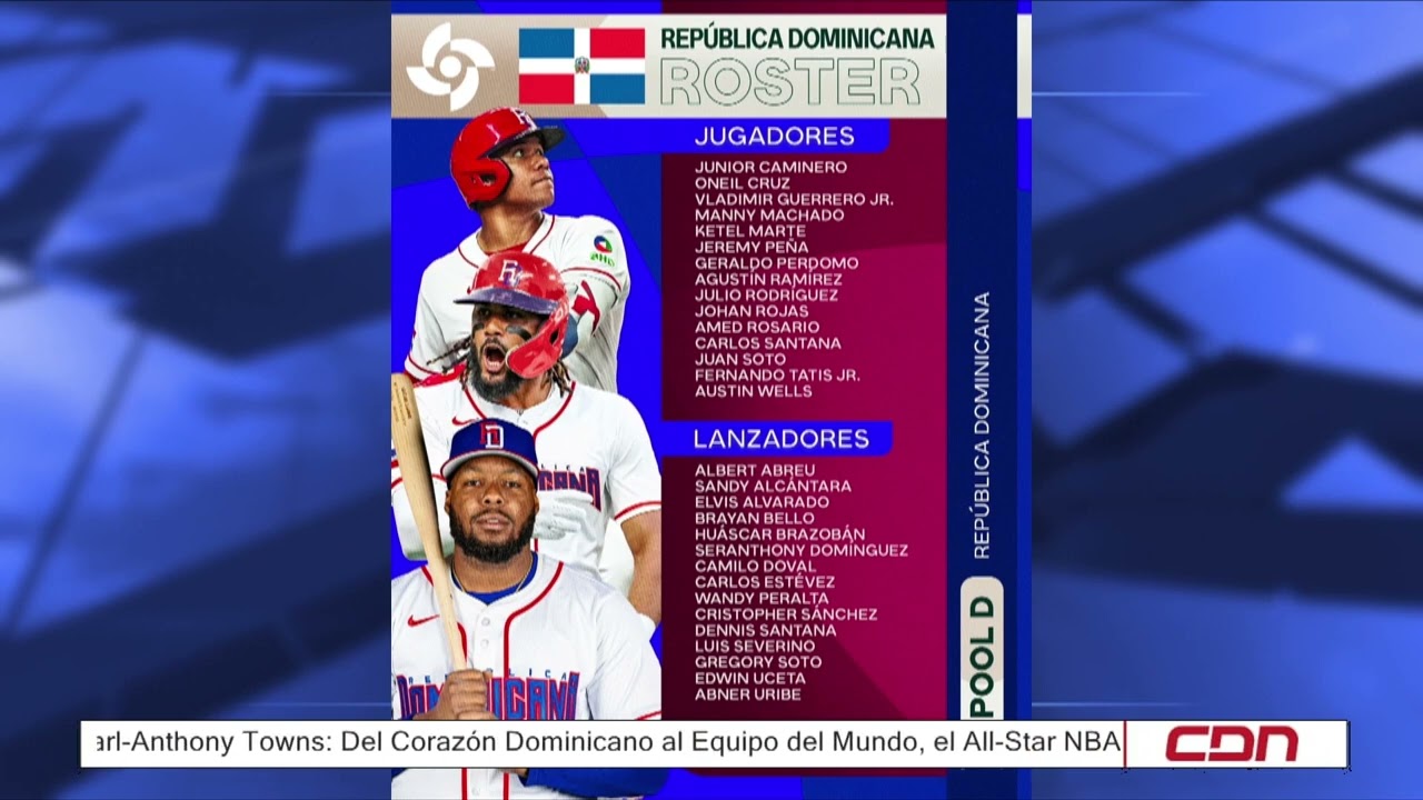 Se anunciaron todos los rosters oficiales del Clásico Mundial de Béisbol