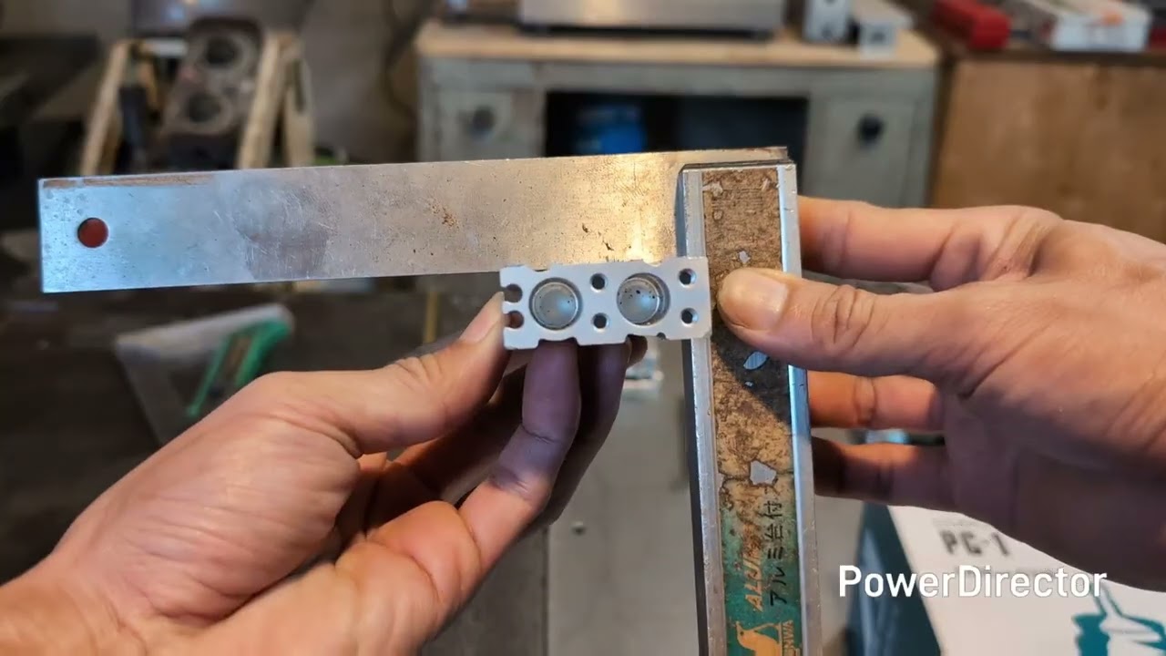 Cách diy xi lanh không đối xứng thành đối xứng cho cân lực hàn cell cân đối và đẹp. 