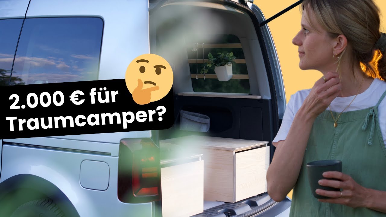 Camper-Ausbau in nur 90 Minuten: VW Caddy Microcamper Roomtour