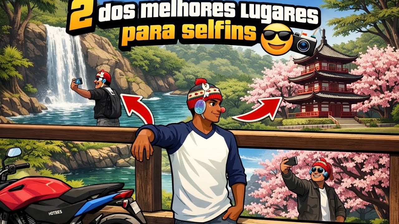 2 DOS MELHORES LUGARES PARA SELFIE 🤳🏽