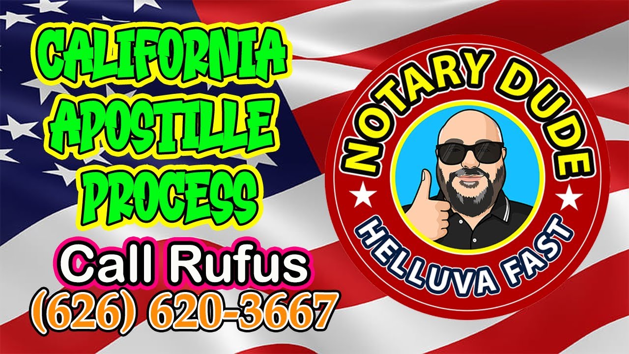 CALIFORNIA APOSTILLE PROCESS ✅ (How To Correctly Process a California Apostille😁)
