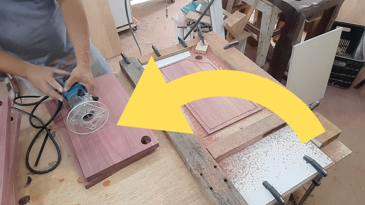 Plate Circular para Tupia Makita  3709 - Uso nas tábuas de corte de Roxinho