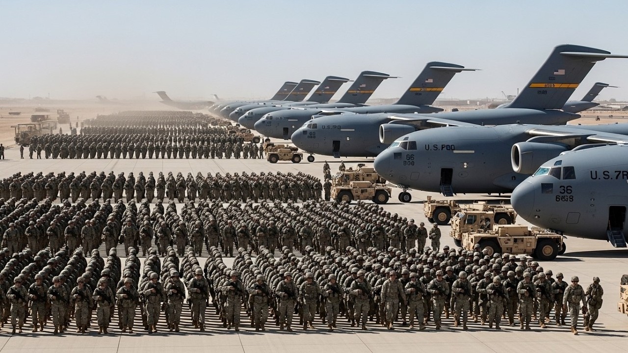 Iran Shocked! U.S. Air Force Rapid Deployment Begins at Al Udeid Base