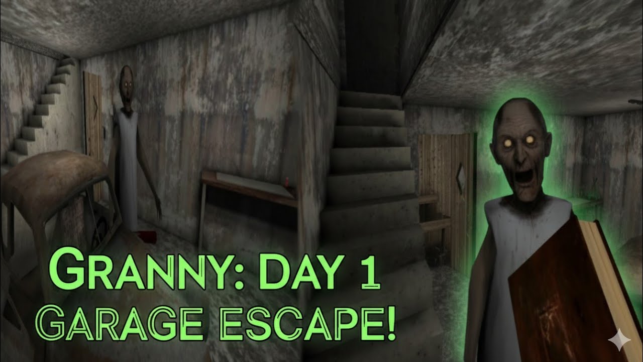 Granny Se Bach nikalna Mumkin Hai? (Garage Escape)Day 1: Garage Se Farar#granny 