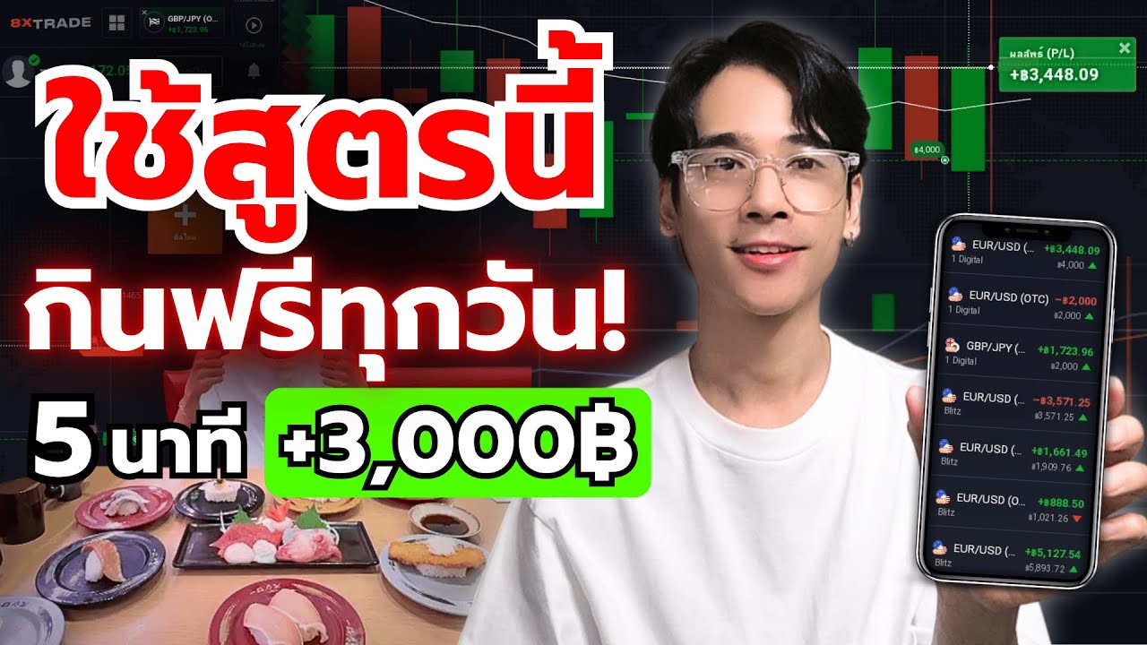 สูตรนี้ง่ายมาก มือใหม่ IQ OPTION ทำกำไรได้ทุกวัน! หาเงินกินฟรี ซูชิสายพาน SUSHIRO | 8xtrade TURKLIFE