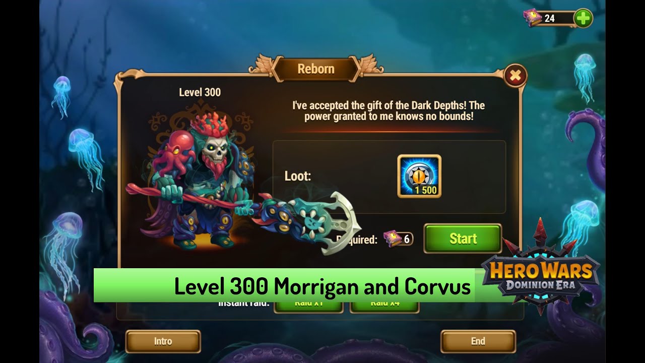 Depths of Horror 2023 Day 2 Story and Level 300 Boss &mdash; Hero Wars: Dominion Era