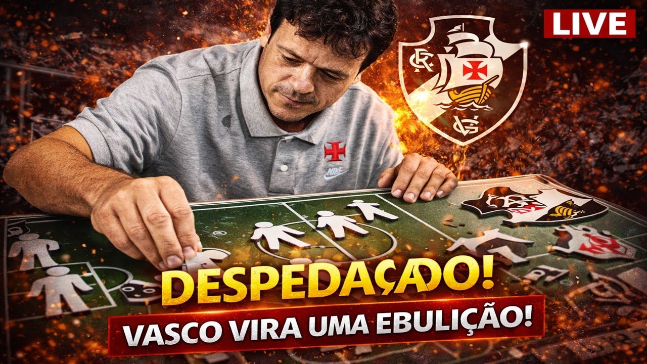 JUNTAR OS CACOS! VASCO AGORA JÁ PENSA NAS QUARTAS DO CARIOCA. PRESSÃO INTERNA CONTRA DINIZ ACONTECE