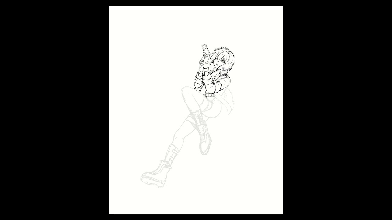 Motoko Kusanagi - Drawing Timelapse -