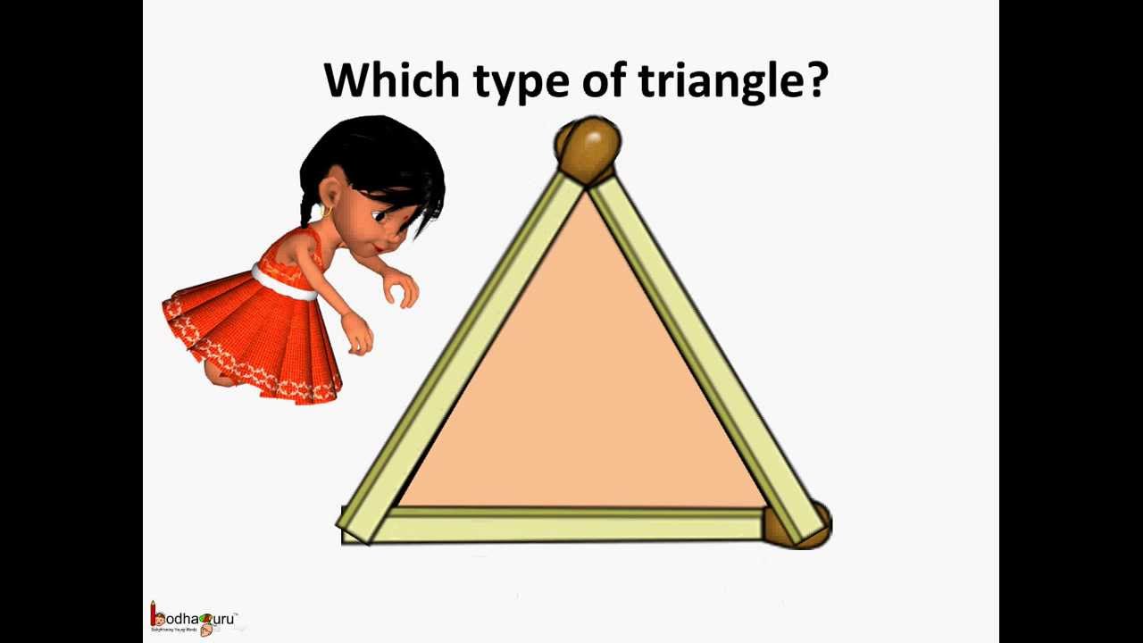 Math- Geometry - Types of triangle based on angle - English
