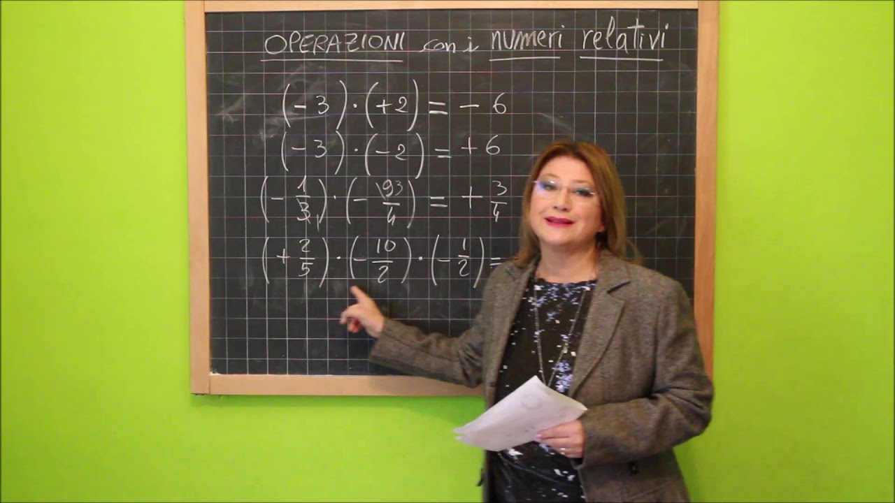27 numeri relativi - operazioni
