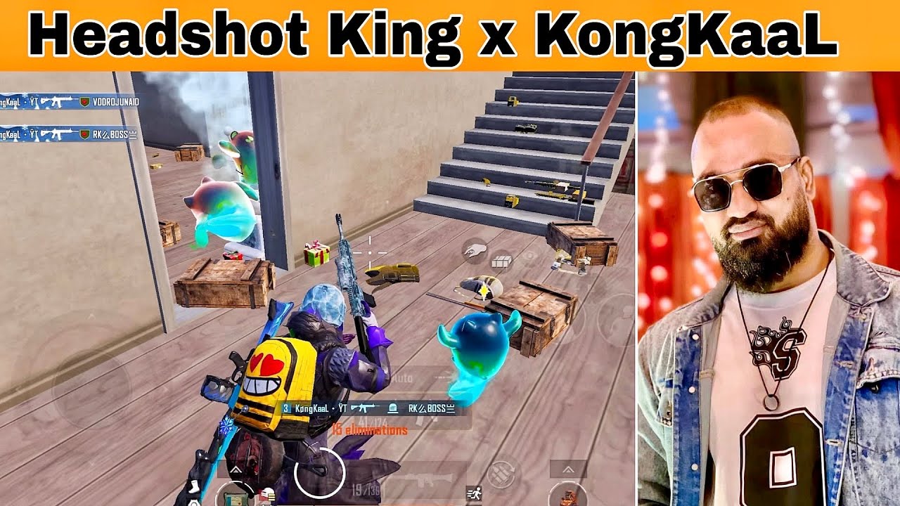 Headshot King x KongKaaL Gaming Pubg New Update !!🔥
