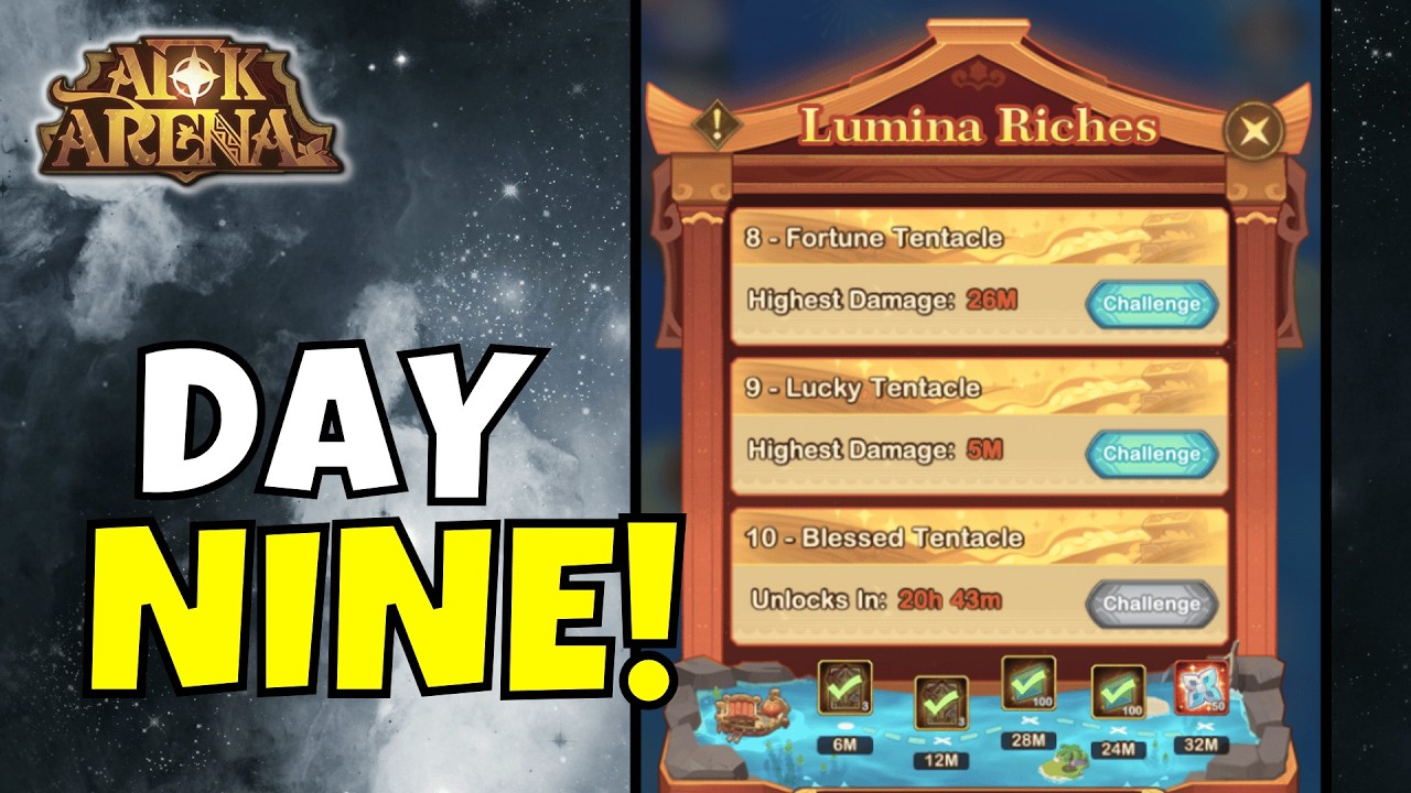 Radiant Revelry Day 9 | Lucky Tentacle Stage