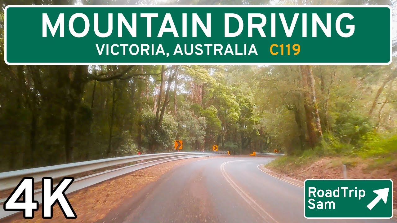 Mountain Driving in Australia - Skenes Creek to Forrest, Victoria - 🇦🇺 4K / Raw Audio / POV