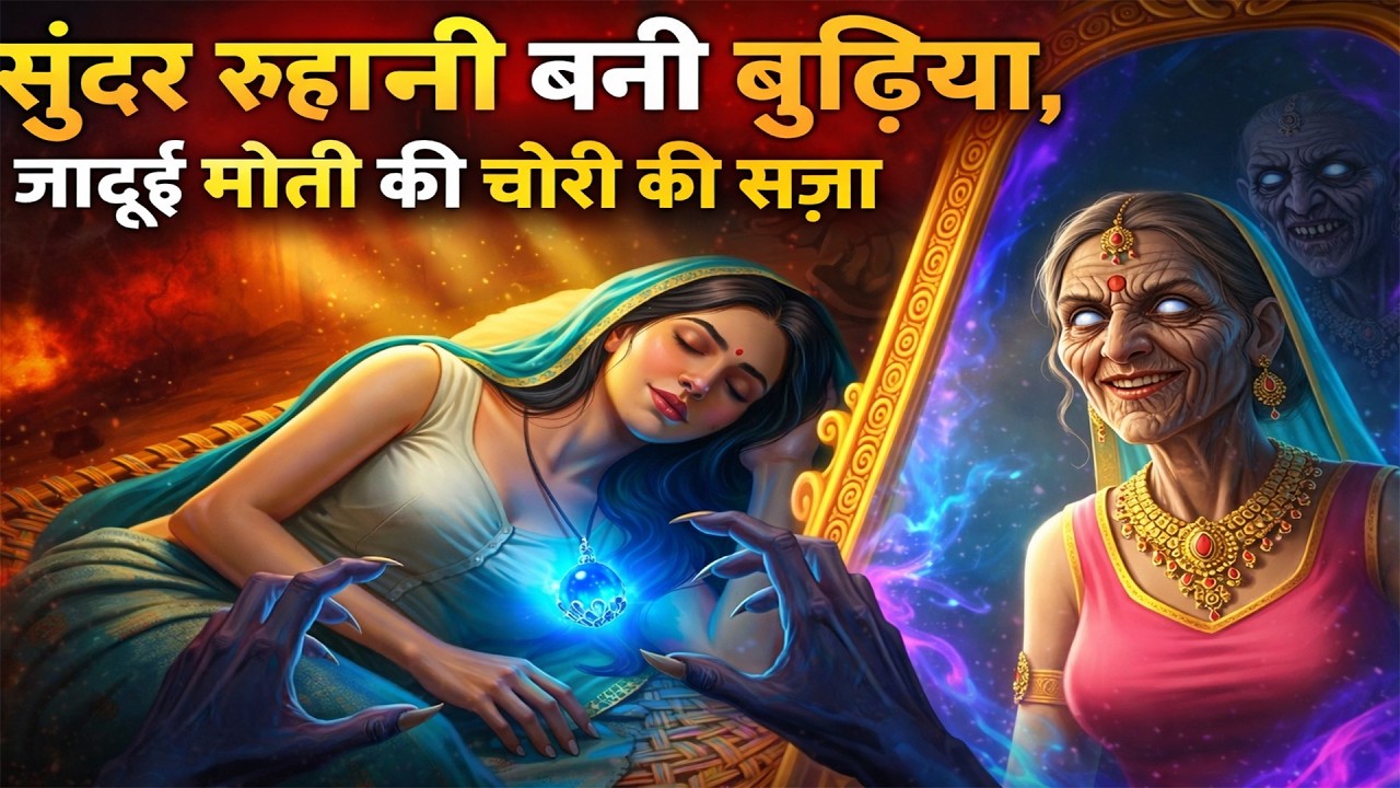 Aakhir Kyun Badli Ruhani ki Surat? 🤔Jadui Moti ? | Moral Stories in Hindi |  #stories | 4k | kehani