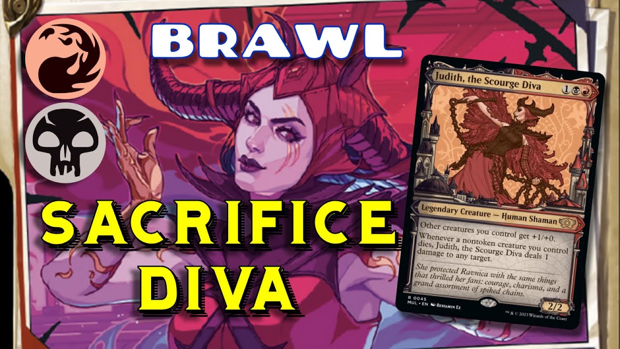 Collateral Damage Upgrade - Judith, Scourge Diva - Brawl MTG Arena Gameplay