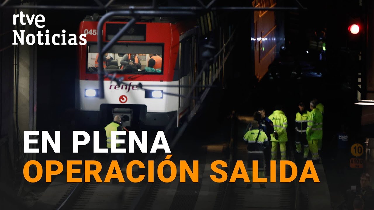 DESCARRILA un TREN a la entrada de ATOCHA y provoca el CORTE de CINCO LÍNEAS de CERCANÍAS | RTVE