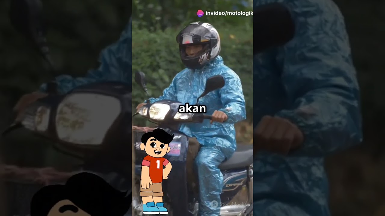 Motoran aman saat musim hujan #shorts #tipsmotor #fyp #motor #motologika #sorotan