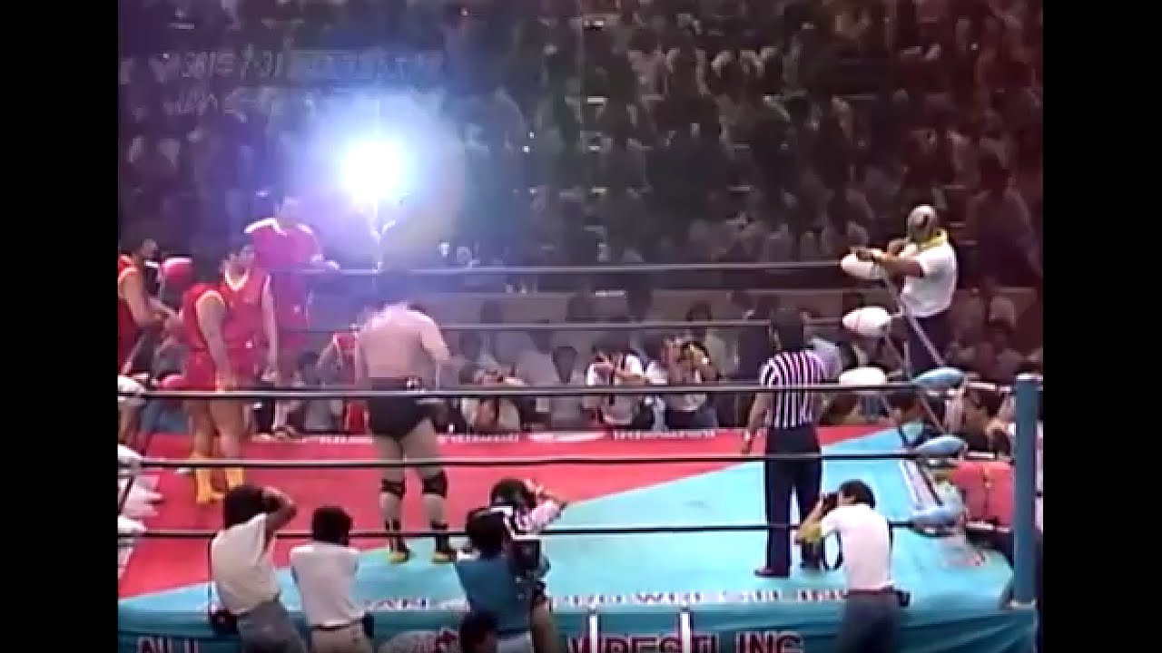 Genichiro Tenryu vs Yoshiaki Yatsu 1986 07 31 NWA UN Title