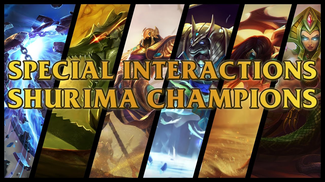 All 35+ Shurima Champions Interactions Between Sivir,Xerath,Renekton,Azir,Nasus And Cassiopeia
