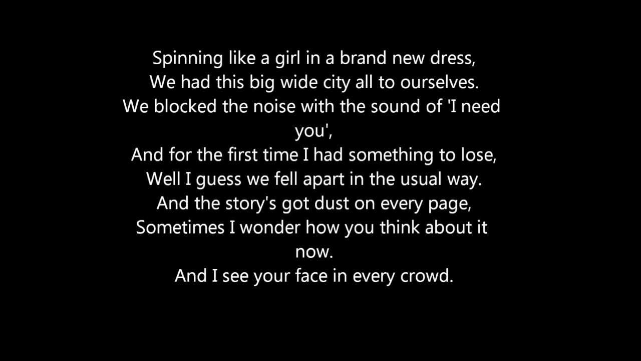 Holy ground- Taylor Swift lyrics