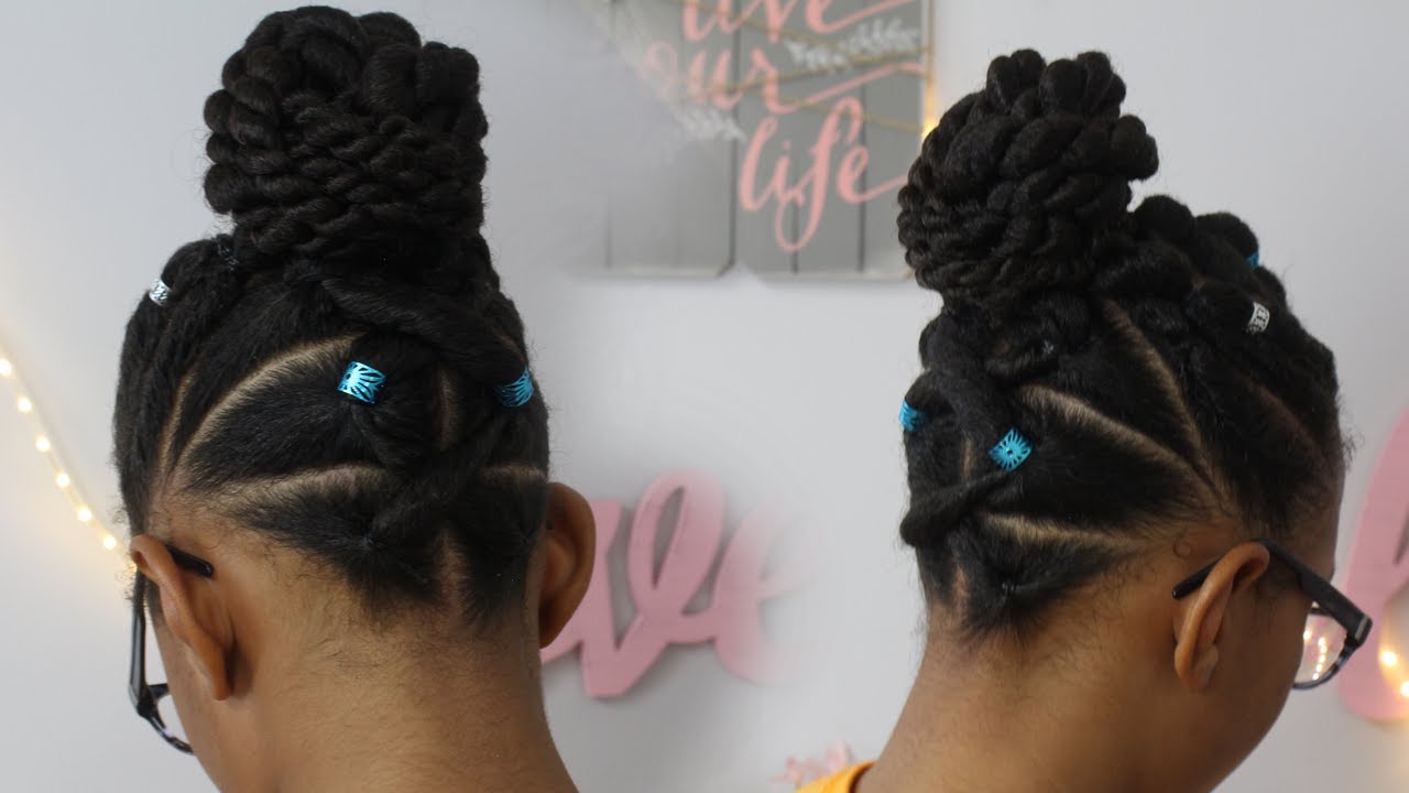 A Cute Little Up-Do |  Touchdown Edge Tamer