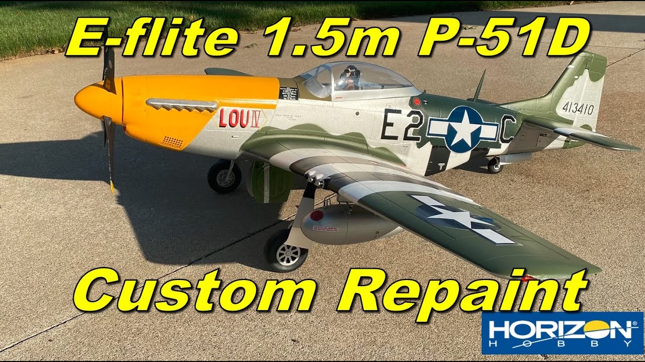 E-flite 1.5m P-51D Mustang 