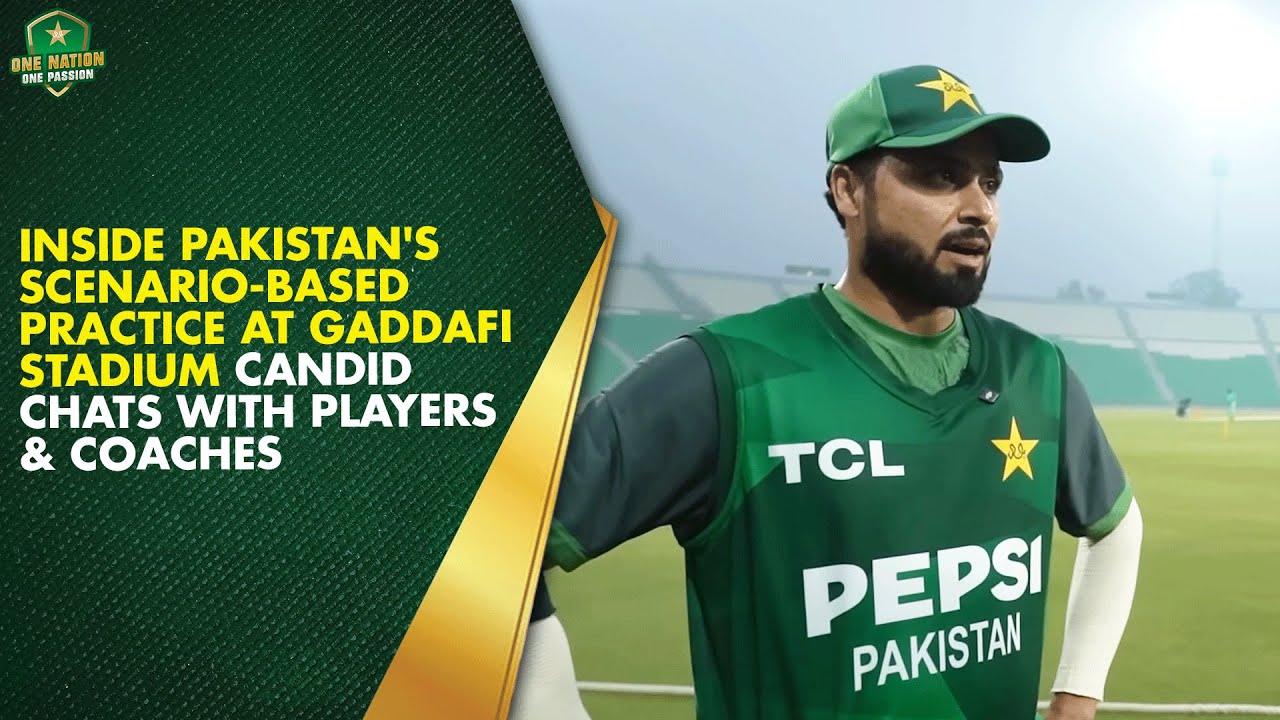 Inside Pakistan's Scenario-Based Practice at Gaddafi Stadium | Candid Chats with Players & Coaches🗣️