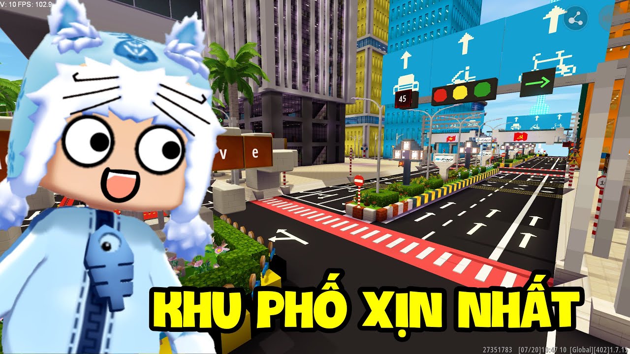 THÀNH PHỐ VIP PRO NHẤT TRONG MINI WORLD | MEOWPEO