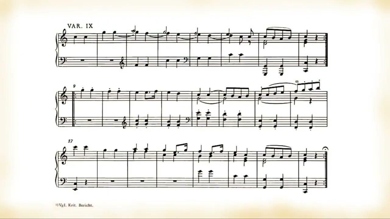 Mozart Twinkle Variations-no repeats