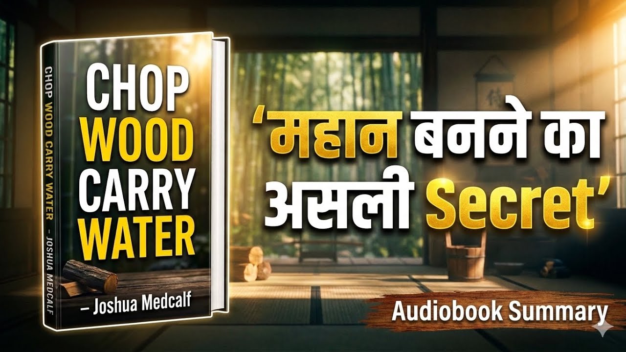 Chop Wood Carry Water | Book Summary in Hindi | Audiobook