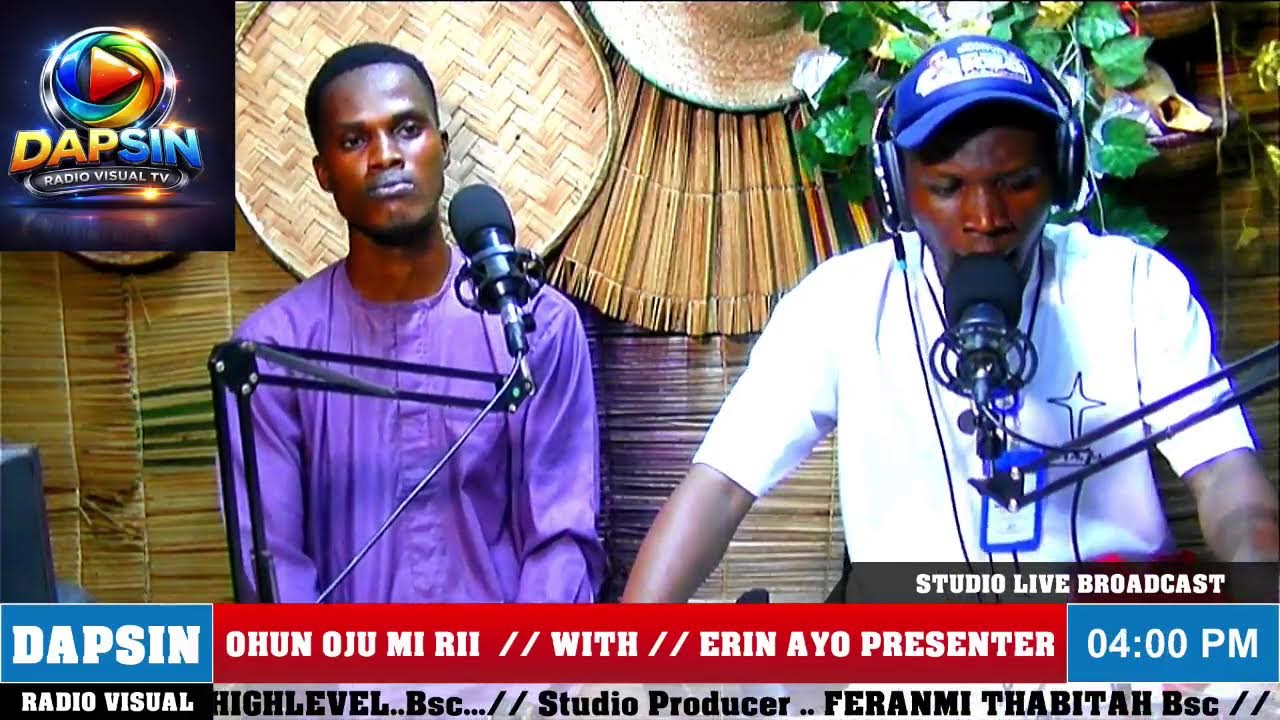 OHUN OJU MI RII  // WITH // ERIN AYO PRESENTER