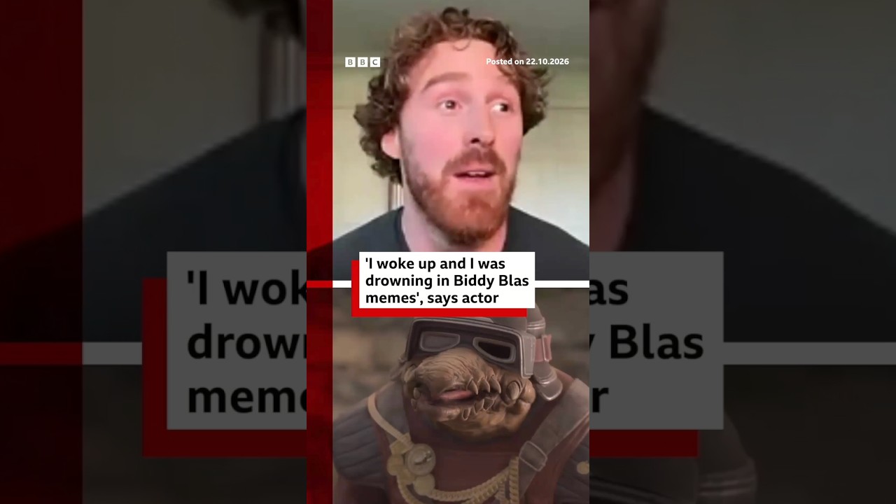 Biddy Blas actor 'overwhelmed' by response of Star Wars and gaming fans. #BiddyBlas #BBCNews