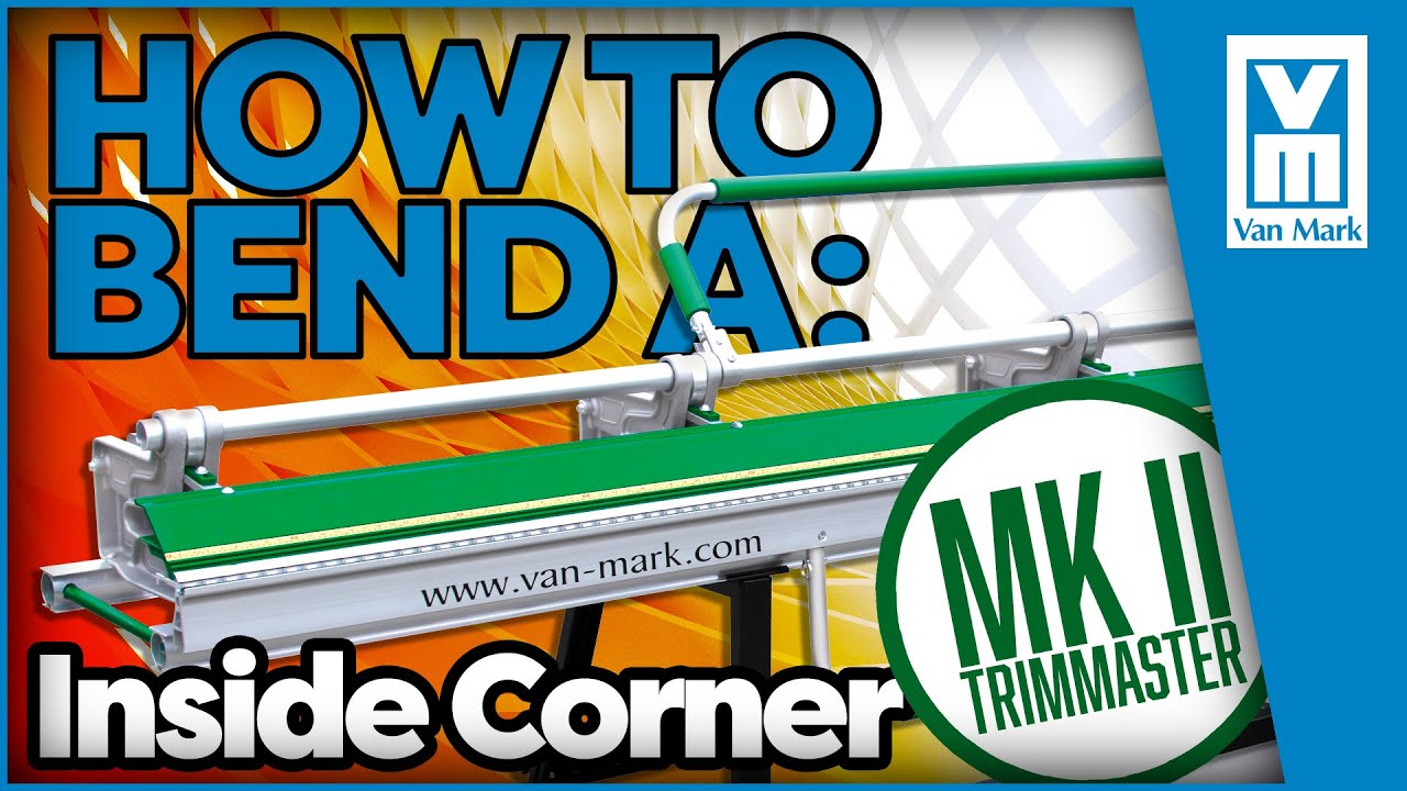 How To Use a Bending Brake - Bend an Inside Corner on a Van Mark Mark II TrimMaster Brake
