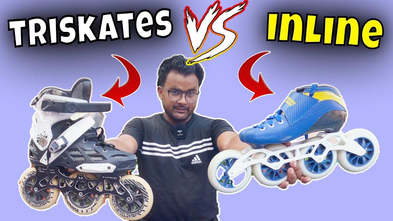 triskates vs inline skates | triskates और  inline  मैं क्या फर्क है || best inline skates