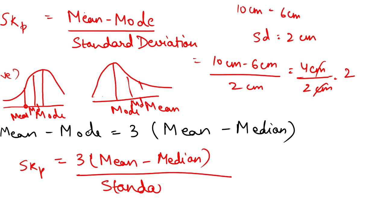 #37, KARL PEARSON'S COEFFICIENT OF SKEWNESS