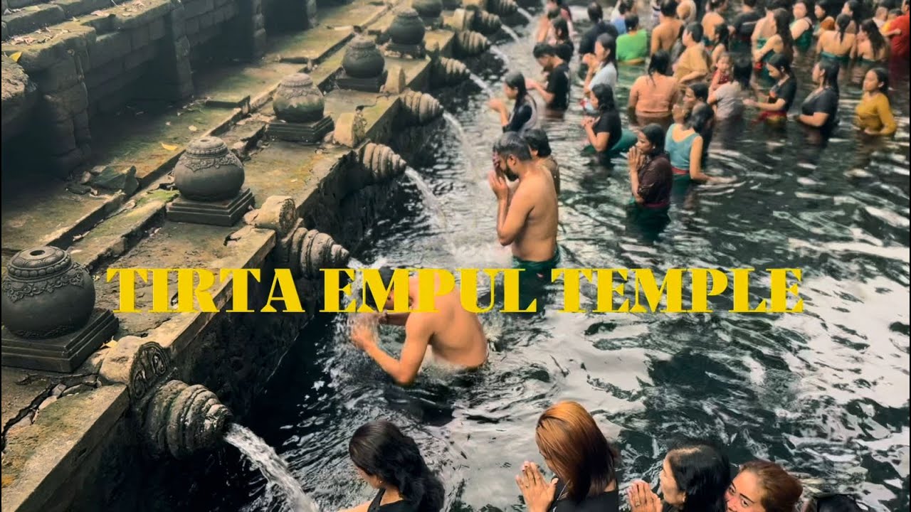 TIRTA EMPUL, The Most Famous Spring Water Temple in Bali #musicandtravelling