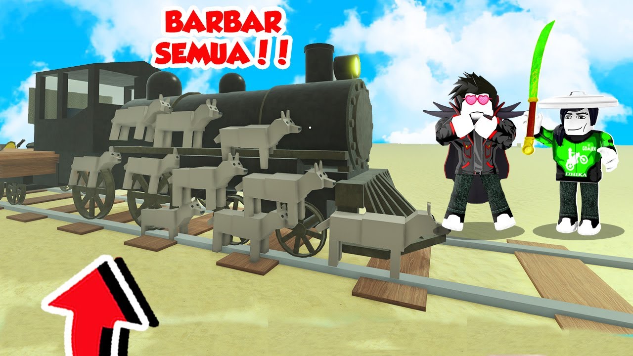 OP PARAH!!! - KITA BUAT PASUKAN SERIGALA UNTUK TAMATIN DEAD RAILS ROBLOX !!!