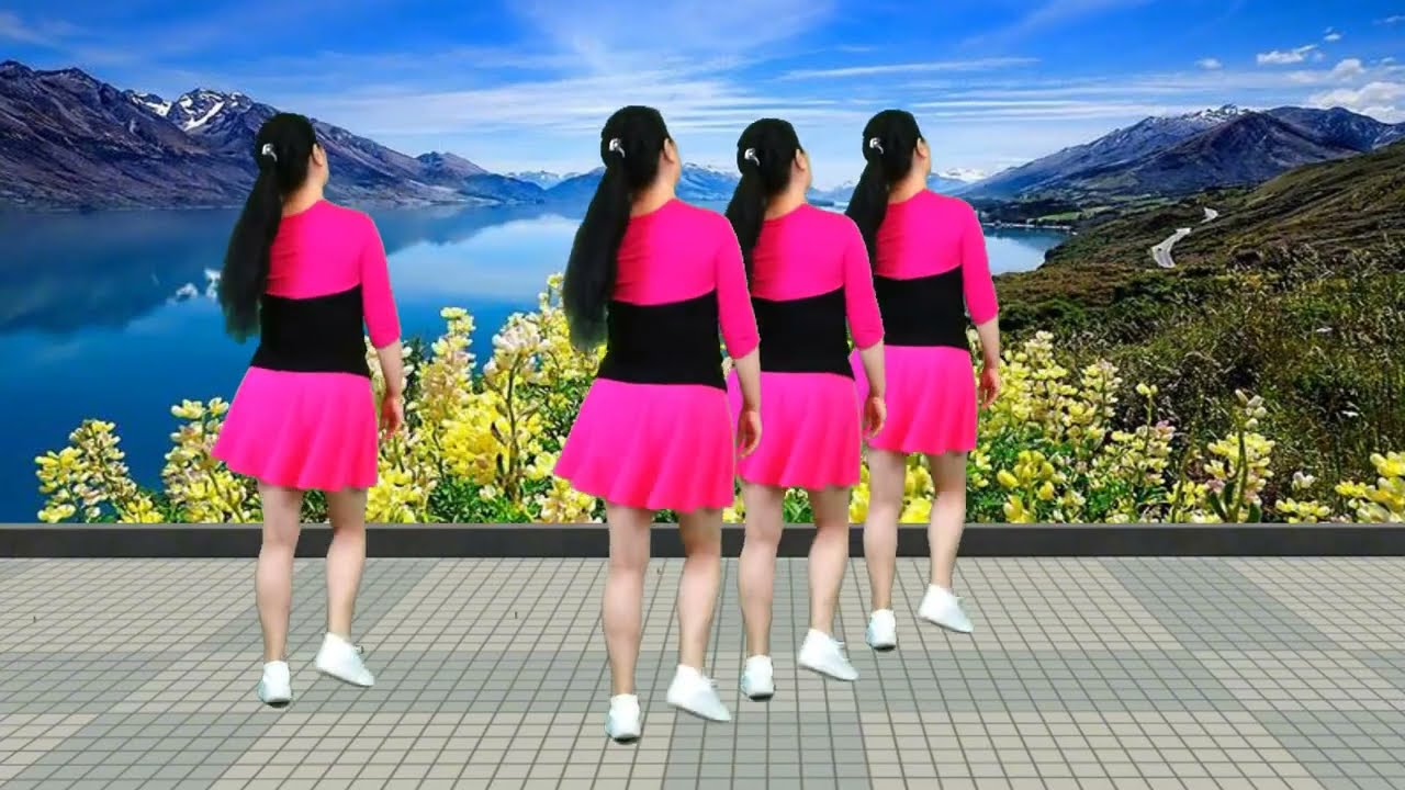 网络流行歌舞《王婆说》背面演示好学，快来跳舞，舞出健康和快乐