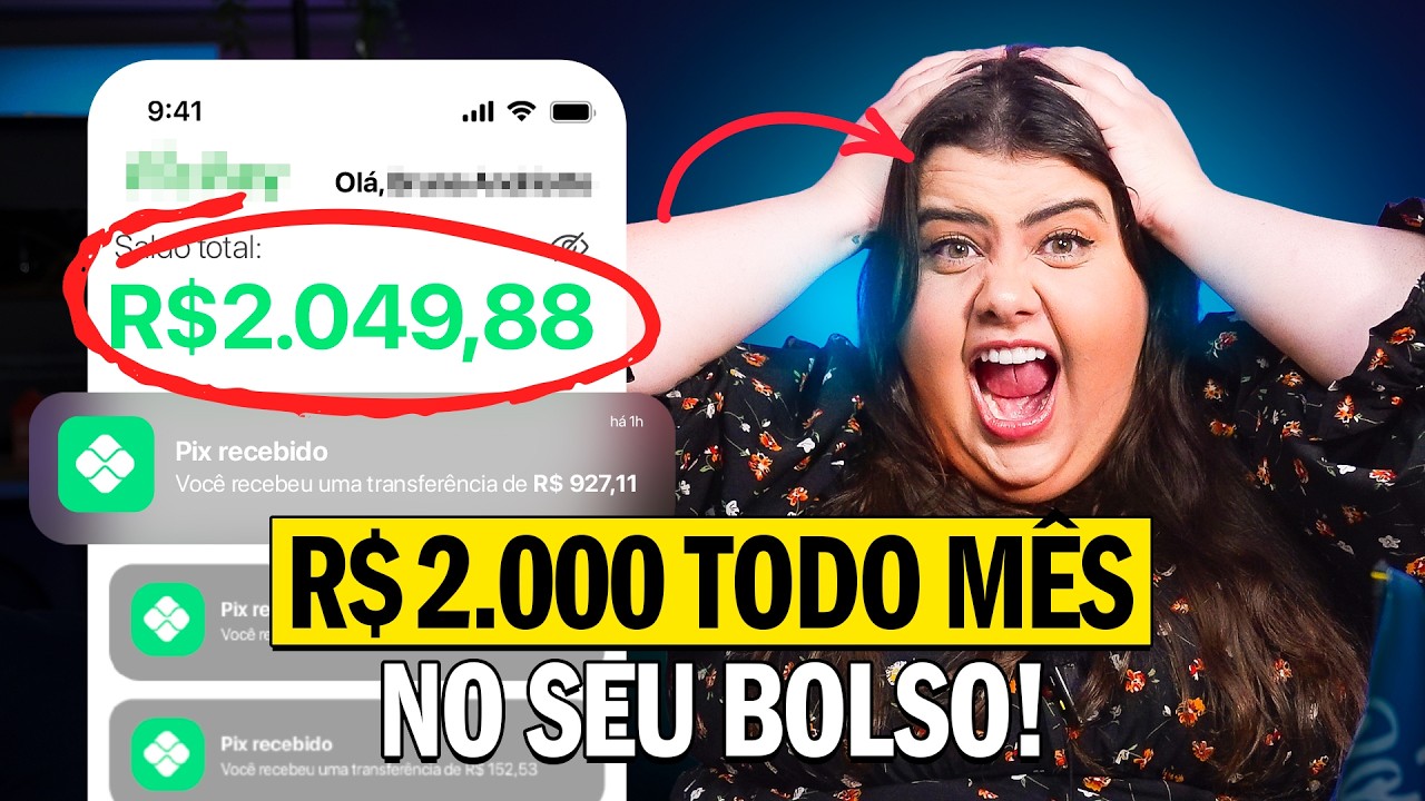 Como Fazer R$ 2.000 por M&ecirc;s do Zero em 2026 (Sem Aparecer e Sem Investir)
