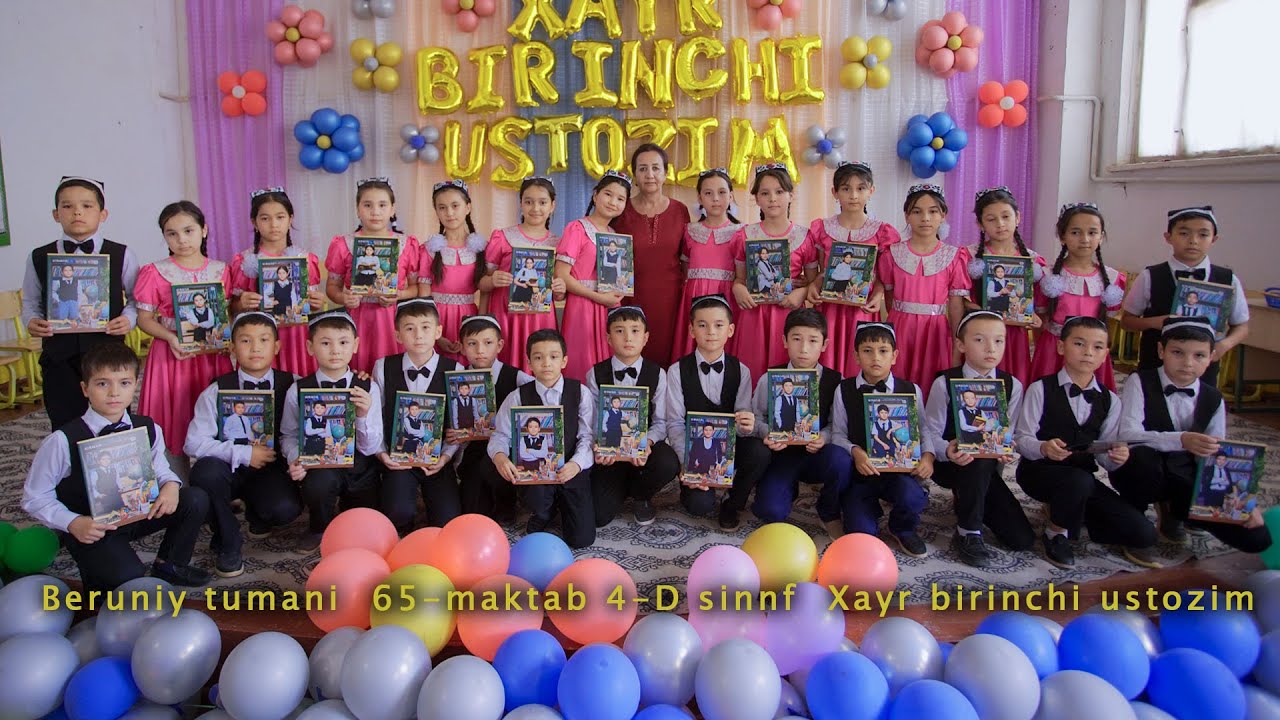 Beruniy tumani  65-maktab 4-d sinnf  Xayr birinchi ustozim