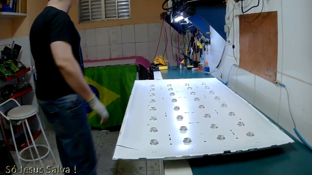 Conserto de TV LED LG 42LB5600 Liga sem imagem