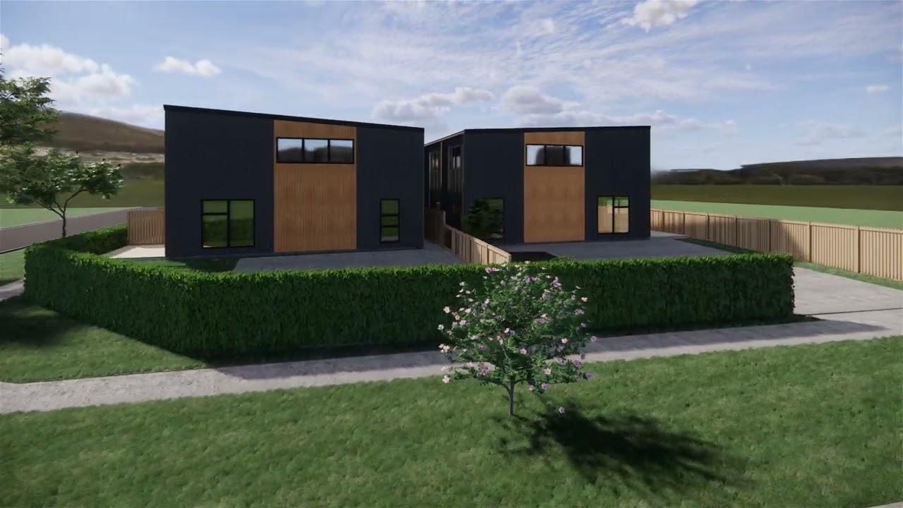 Medium-density housing concept fly through