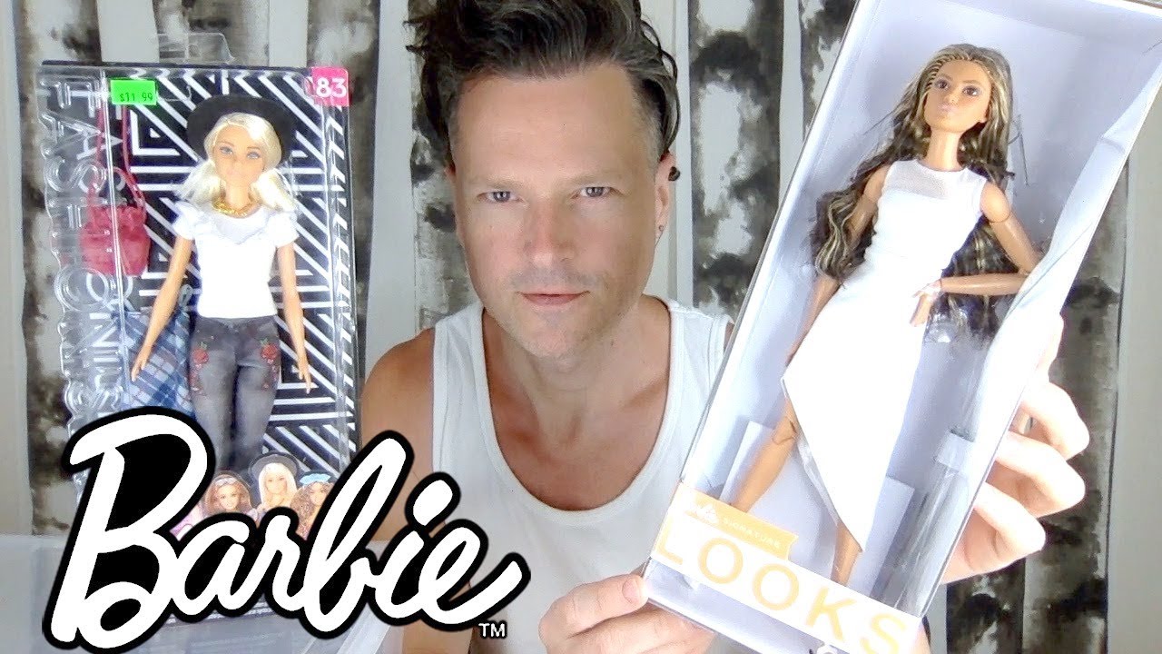 BARBIE SIGNATURE LOOKS MODEL #1 LINA DOLL MATTEL UNBOXING REVIEW REDRESS WITH FASHIONISTAS 83