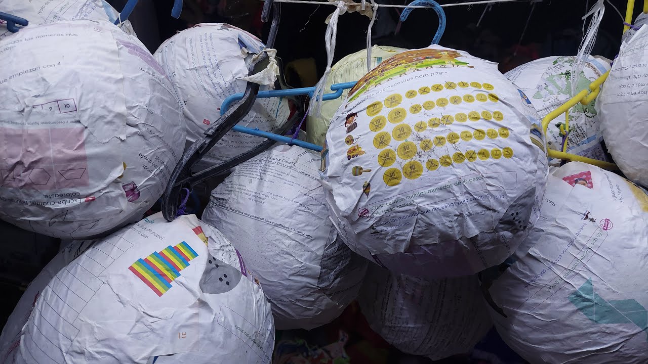 Tipos y tamaños de pelotas y globos para estructuras de Piñatas EDREI POP