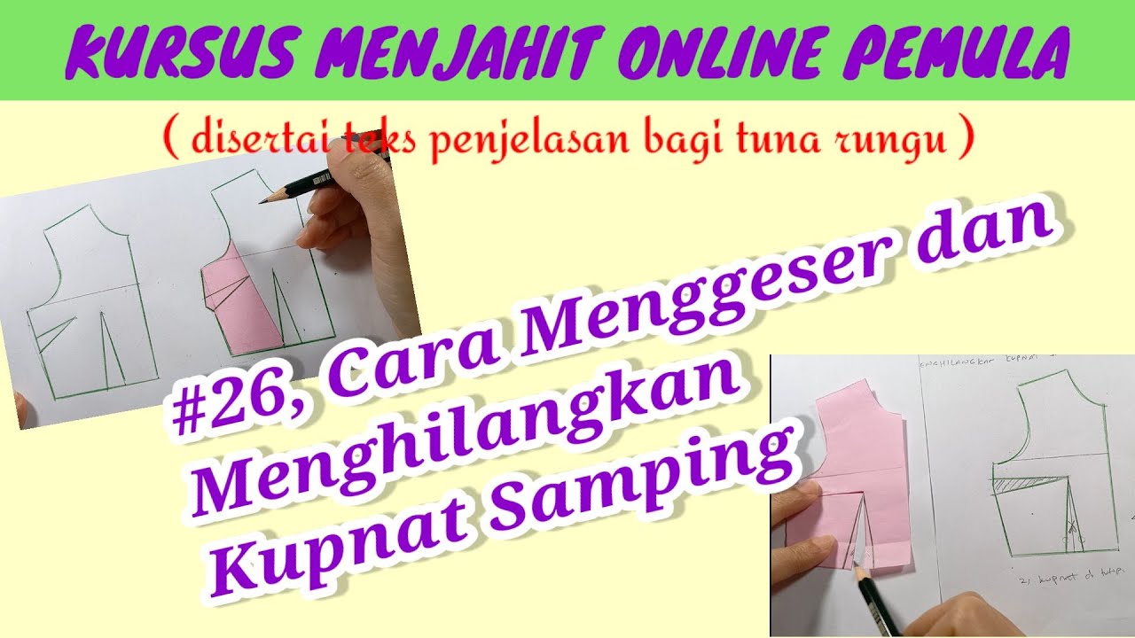 #26, (Tips) Cara Mengggeser dan Menghilangkan Kupnat Samping