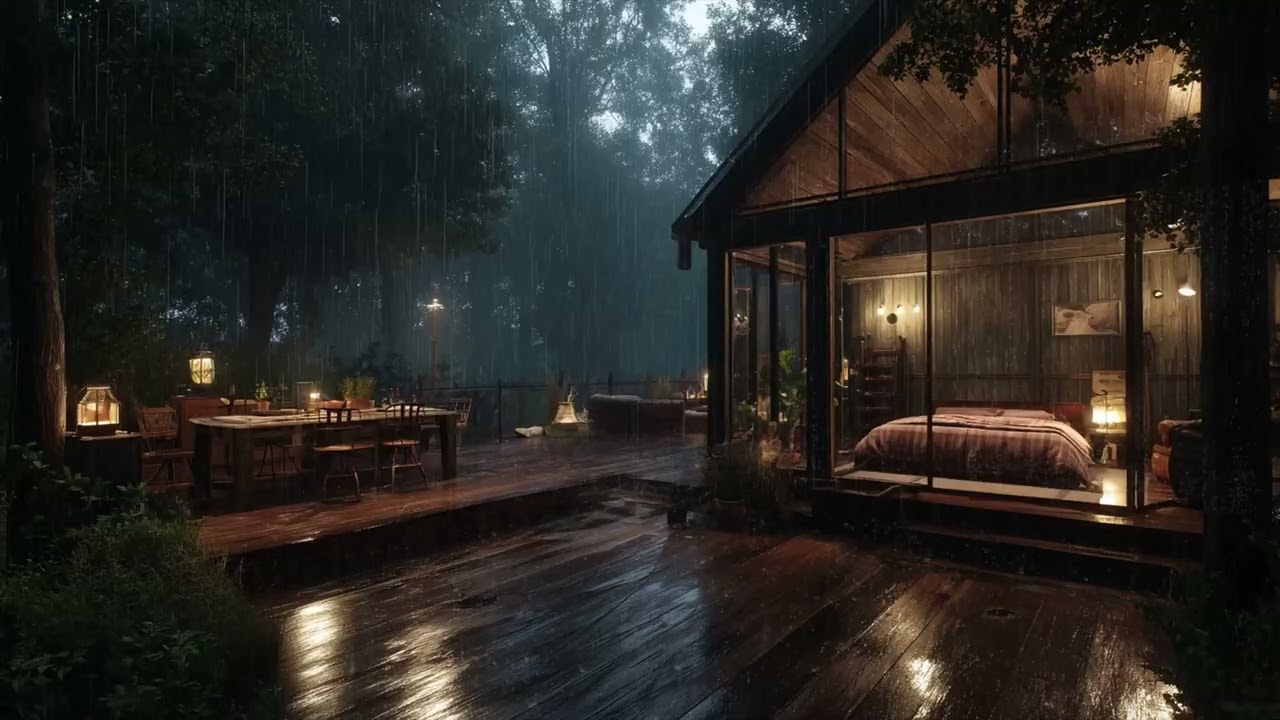 Relaxing Rain & Calm Sleep Music for Deep Stress Relief Nights
