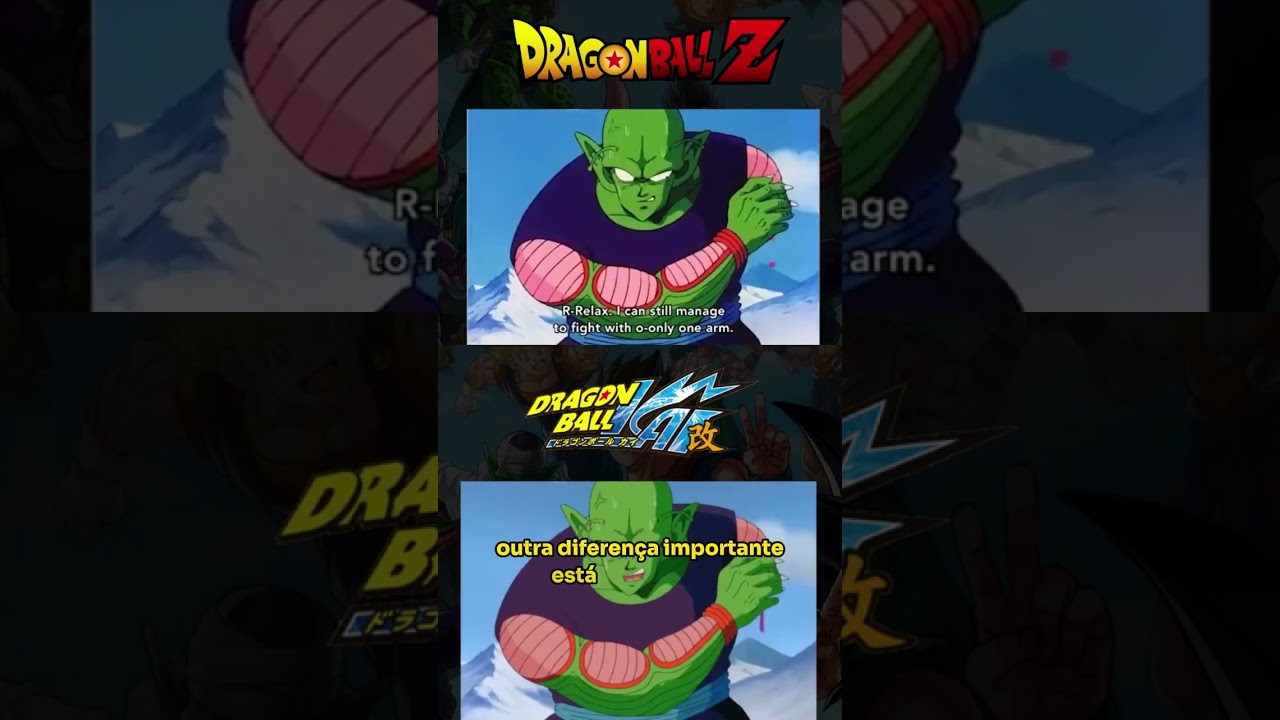 DIFEREN&Ccedil;AS ENTRE DRAGON BALL Z VS DRAGON BALL KAI