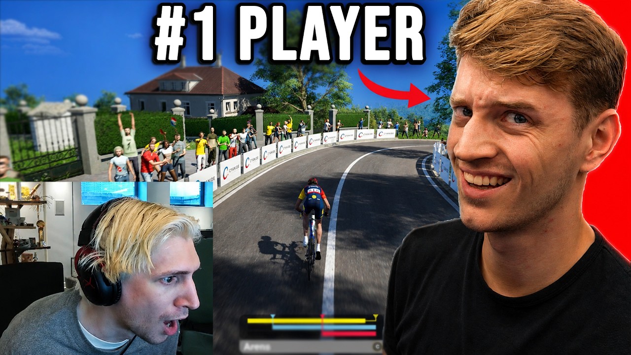 Reakcja zawodnika numer 1 na świecie w Tour de France na mecz XQC w ramach Tour de France 2026